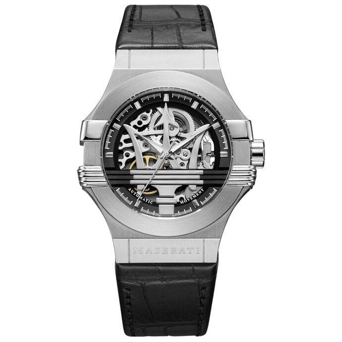 Maserati R8821108001 Potenza Automatic Black Dial Men's Watch - Watch Home™ Maserati R8821108001 Potenza Automatic Black Dial Men's Watch - Watch Home™